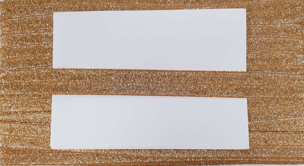 Elastisch omvouw lurex breed 31322