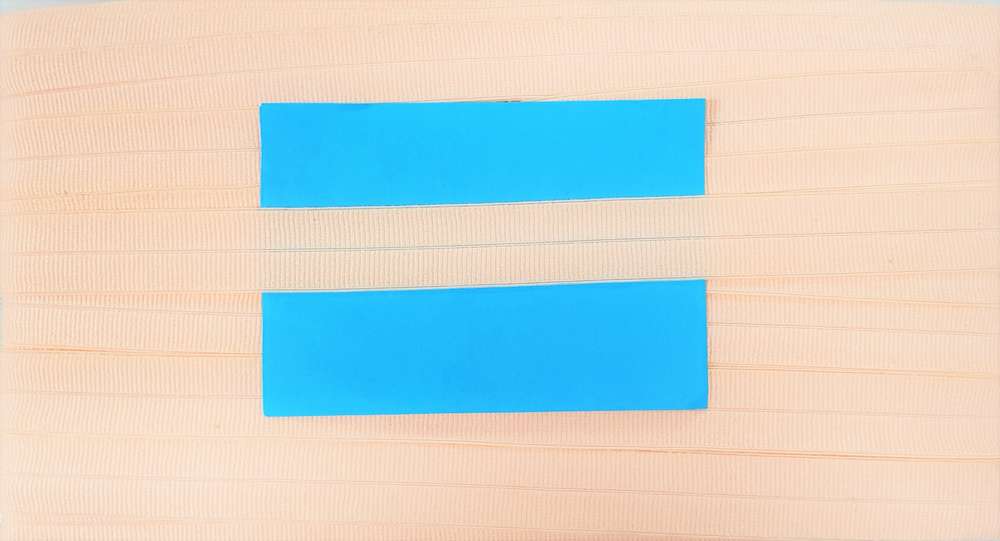 Elastisch omvouw ribbel mat 31335