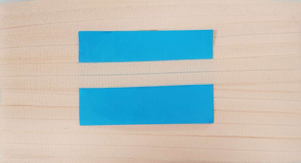 Elastisch omvouw ribbel mat 31351