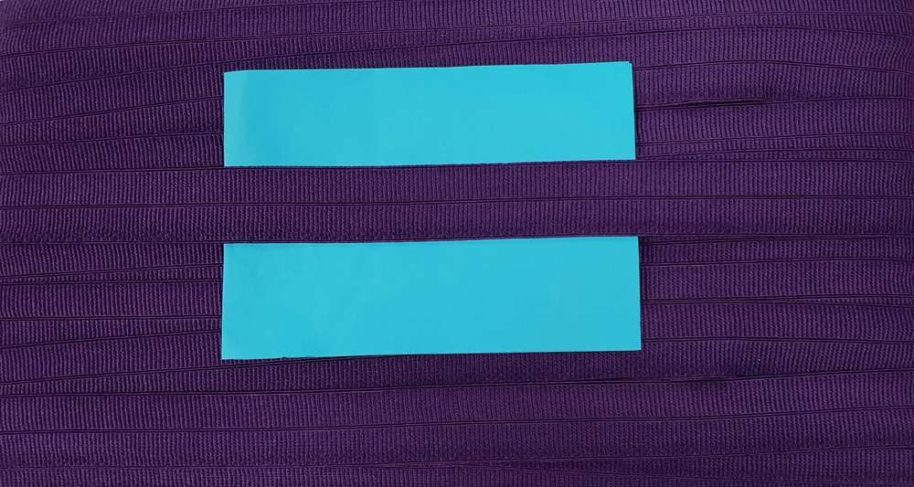 Elastisch omvouw ribbel mat 31339