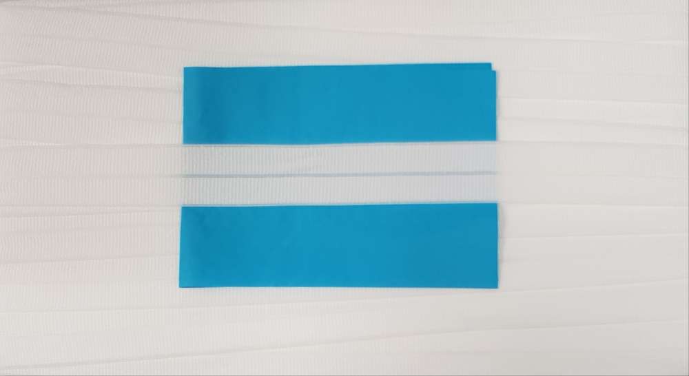 Elastisch omvouw ribbel mat 31331