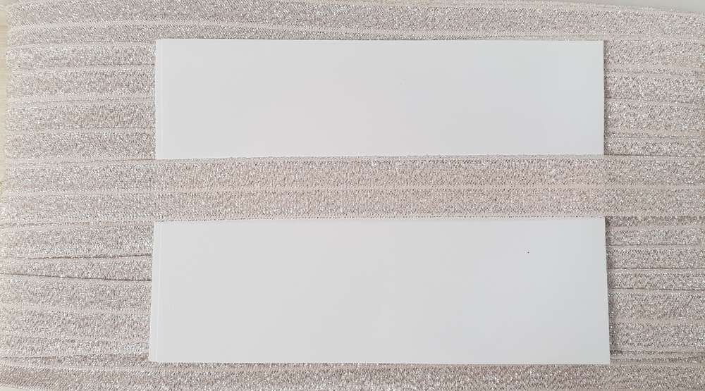 Elastisch omvouw lurex breed 31309