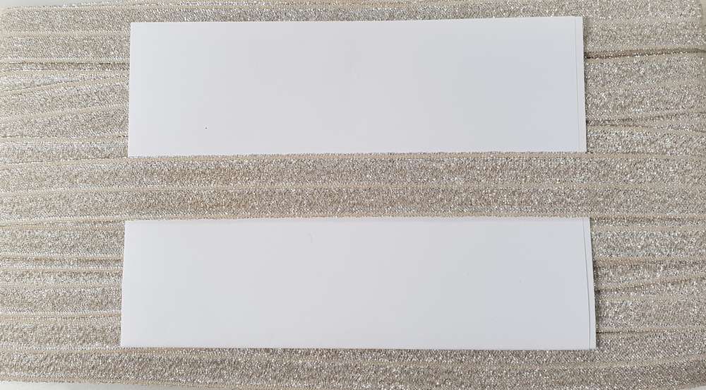 Elastisch omvouw lurex breed 31321