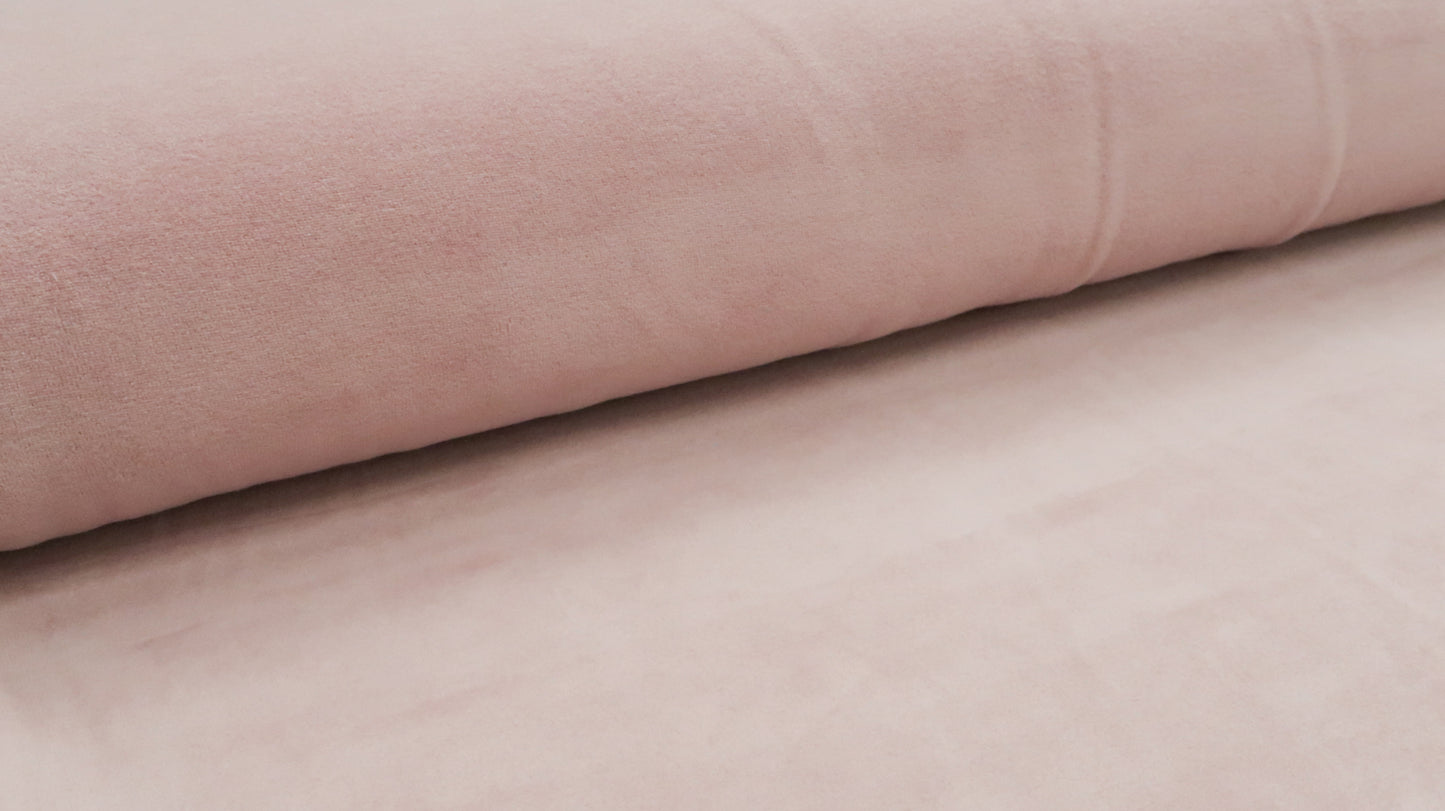 Nicky Velours Uni Blush Pink