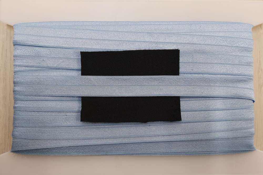 Elastisch omvouw glimmend breed 26