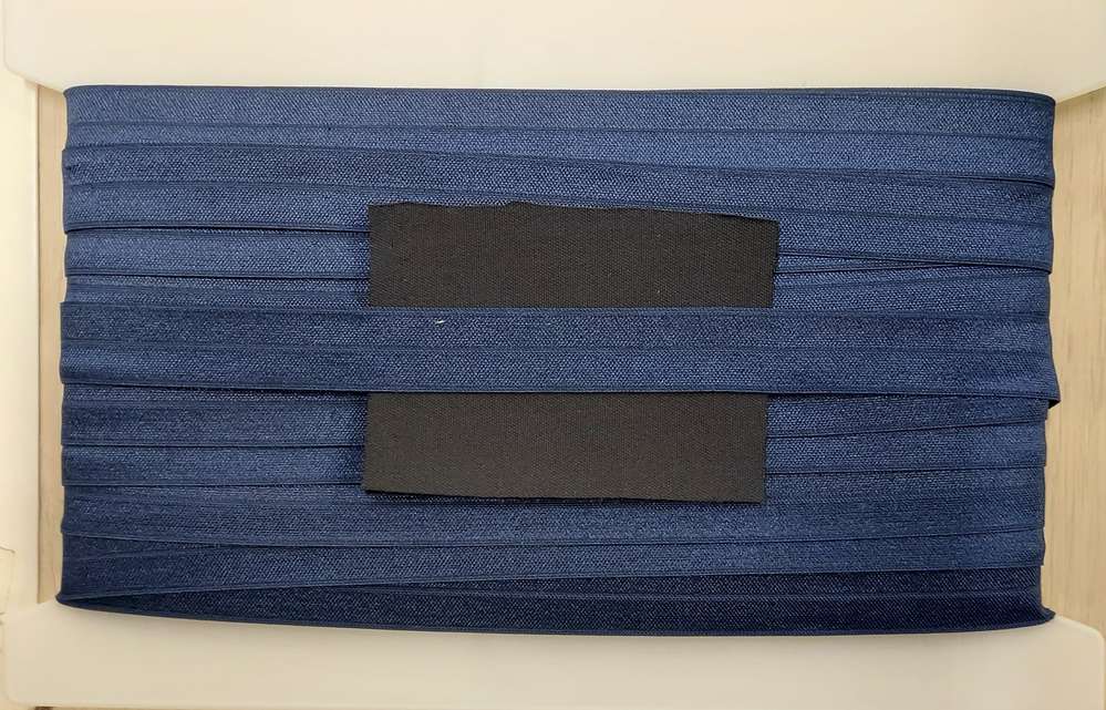 Elastisch omvouw glimmend breed 28