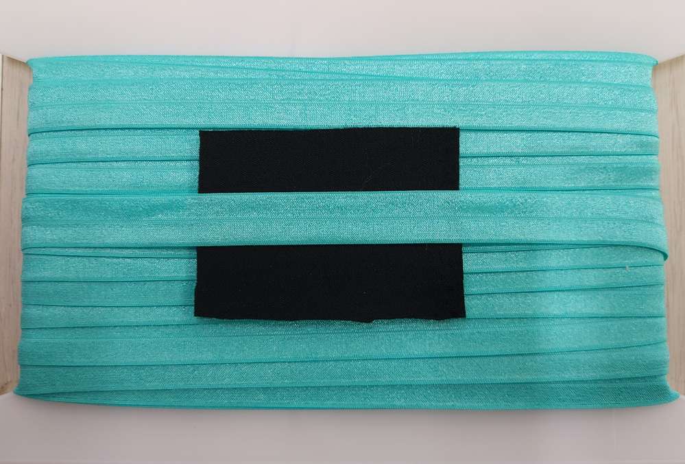 Elastisch omvouw glimmend breed 30