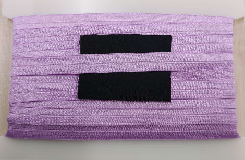 Elastisch omvouw glimmend breed 40