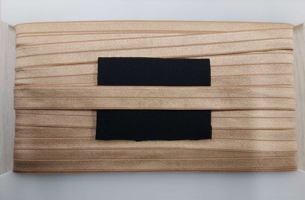 Elastisch omvouw glimmend breed 8