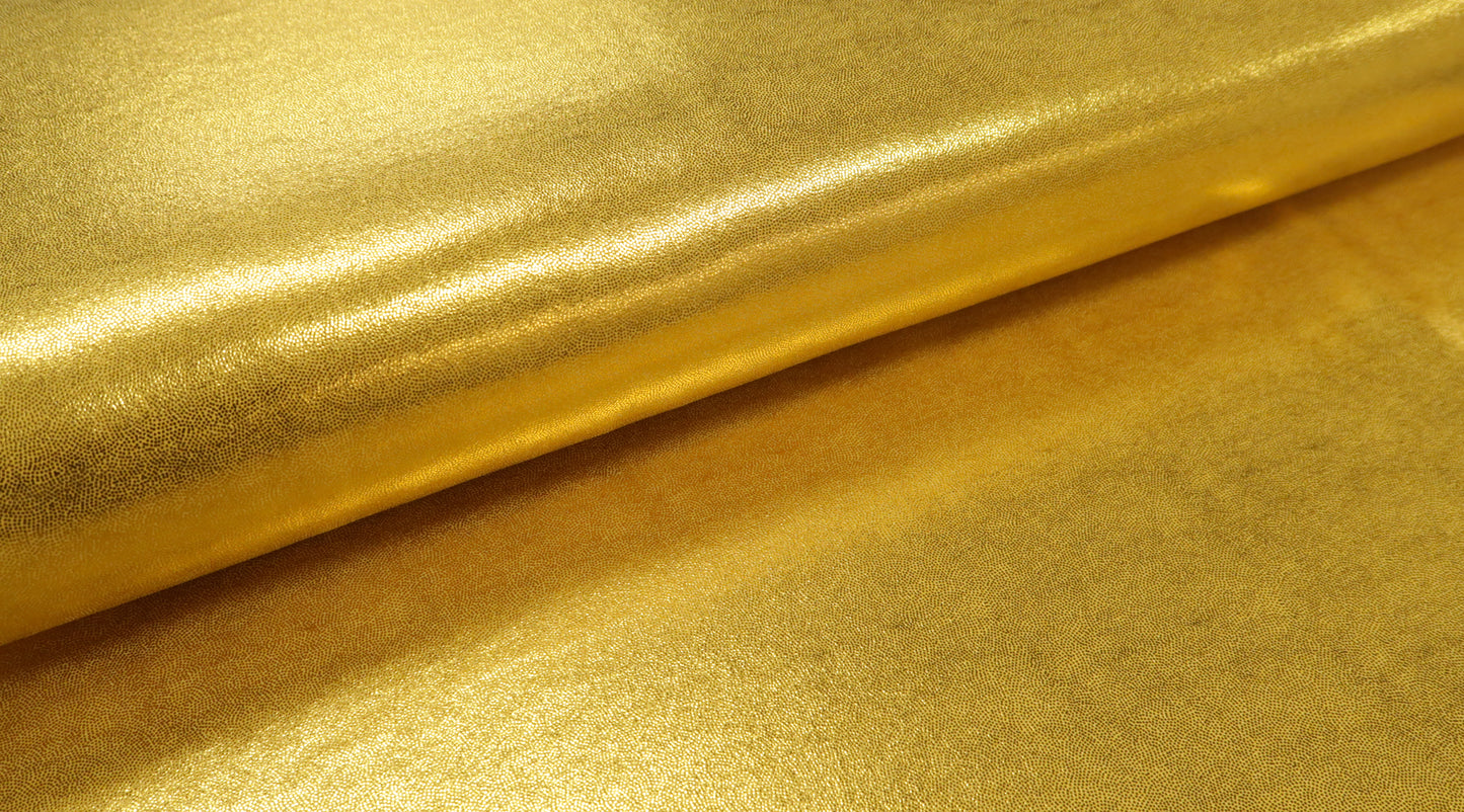 Glitter Lycra Metallic Goud Soys Kantjeboord