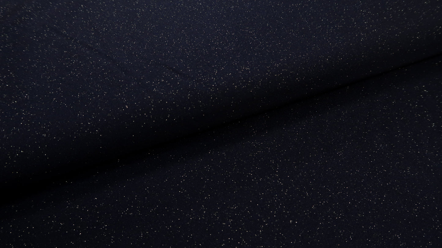 Glitter Lycra Midnight Blauw Soys Kantjeboord