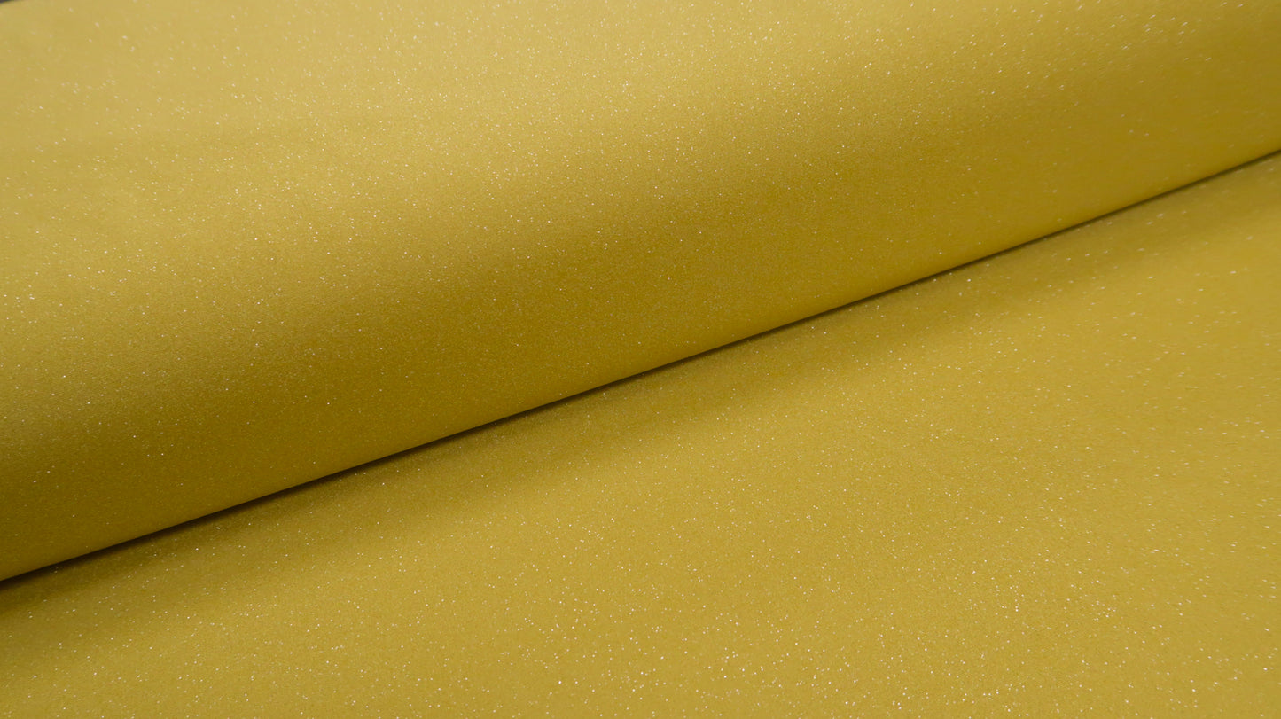 Glitter Lycra Okergeel Soys Kantjeboord