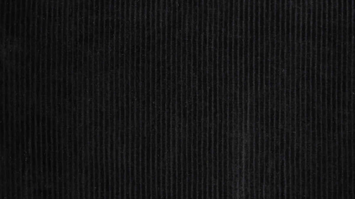 Jersey Corduroy Florida Black Soys Kantjeboord