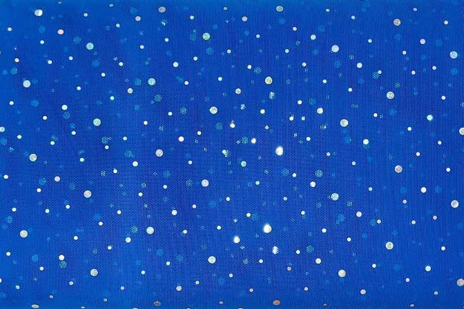 Mesh Glitter Kobaltblauw Soys Kantjeboord