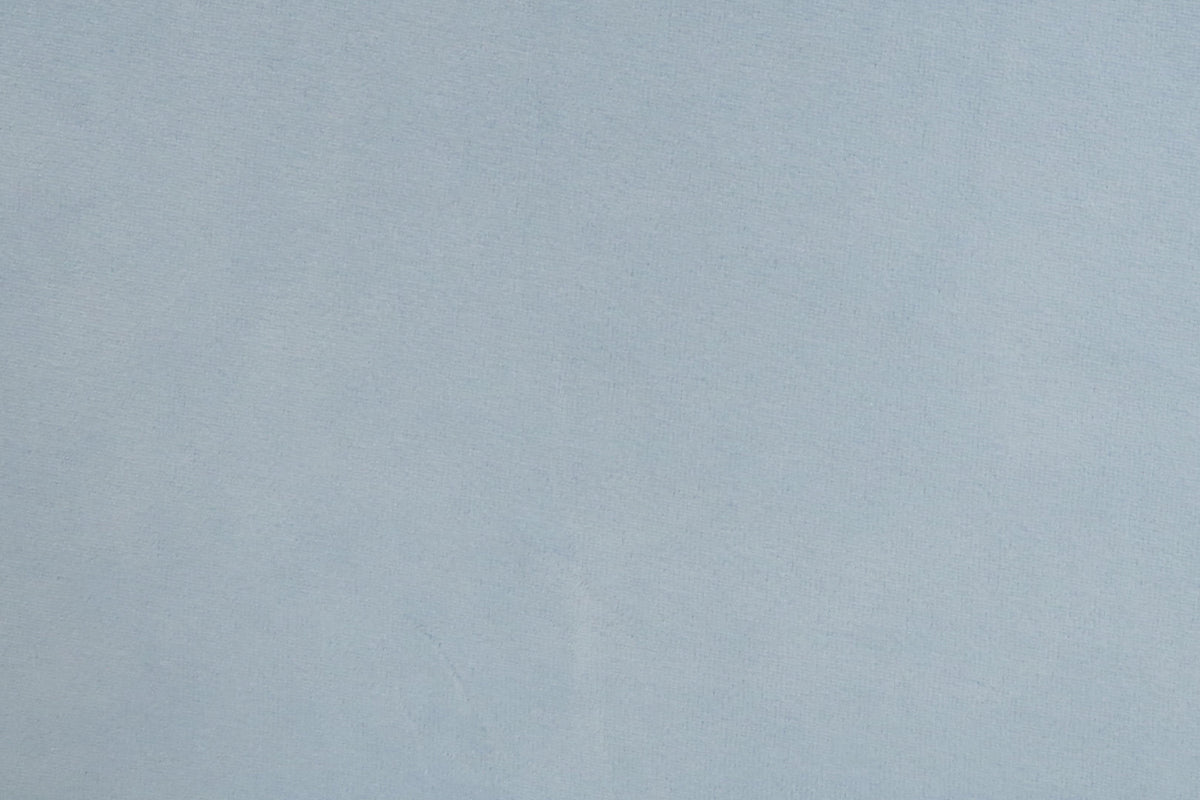 Nicky Velours Uni Soft Blue Soys Kantjeboord