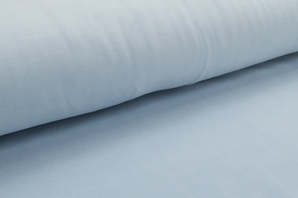 Nicky Velours Uni Soft Blue Soys Kantjeboord
