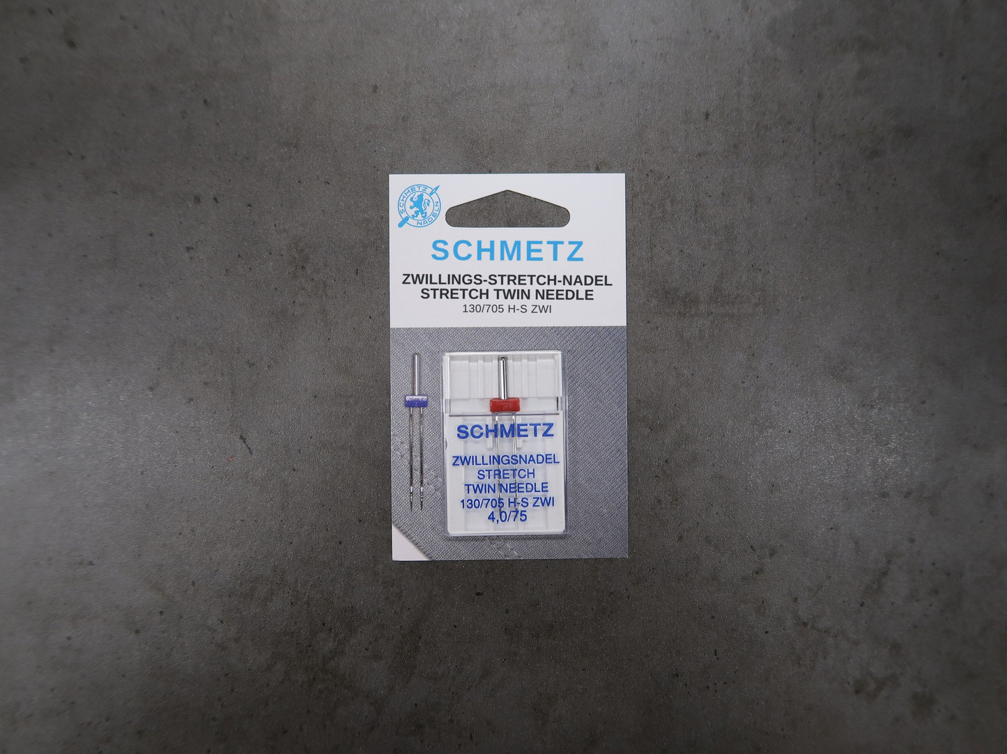 Schmetz Tweelingnaald Stretch 4,0/75 Soys Kantjeboord