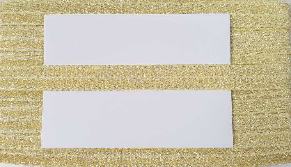 Elastisch omvouw lurex breed 31317