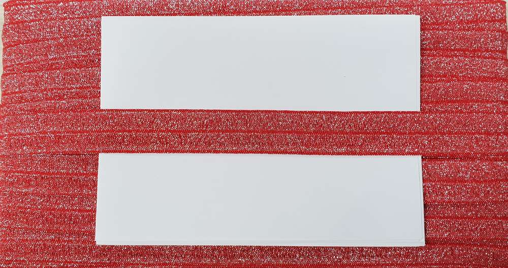 Elastisch omvouw lurex breed 31312