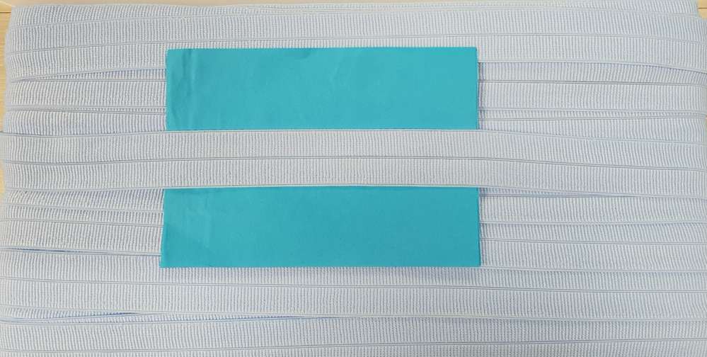 Elastisch omvouw ribbel mat 31341