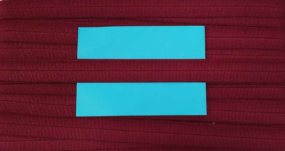 Elastisch omvouw ribbel mat 31345