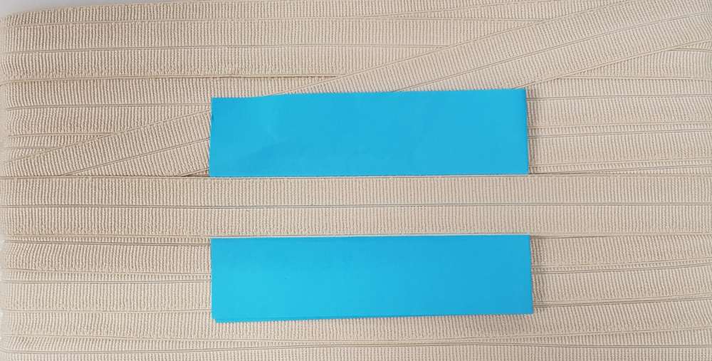 Elastisch omvouw ribbel mat 31355