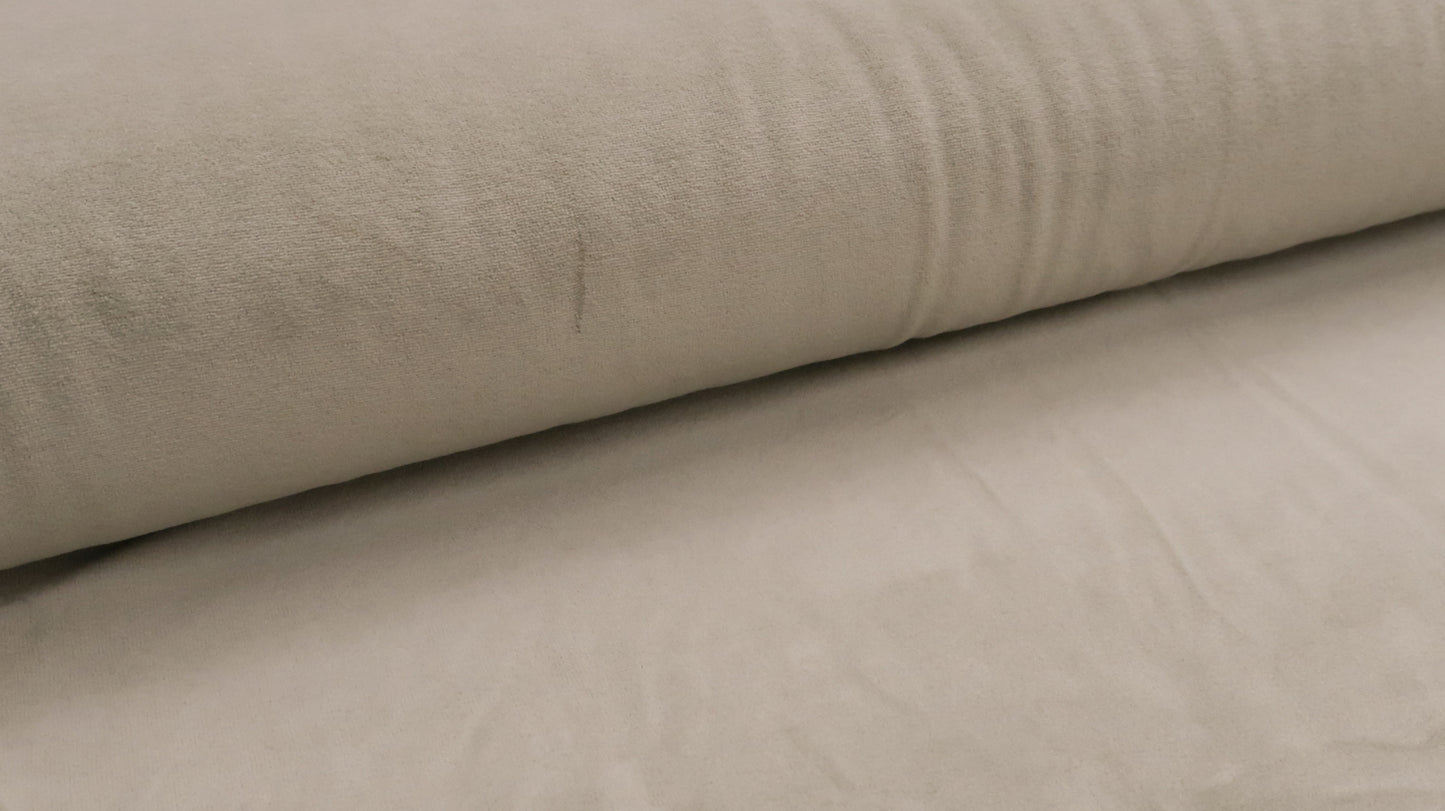 Nicky Velours Uni Beach Sand