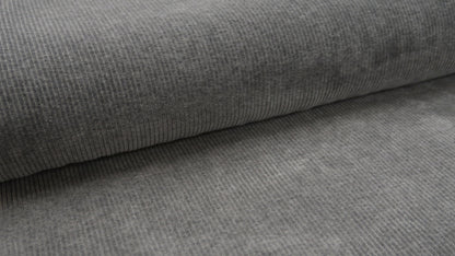 Jersey Cord Florida Mid Grey Melange