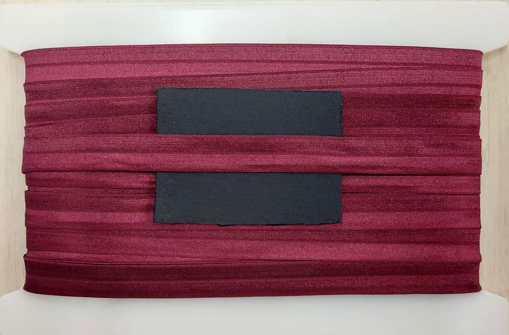 Elastisch omvouw glimmend breed 19