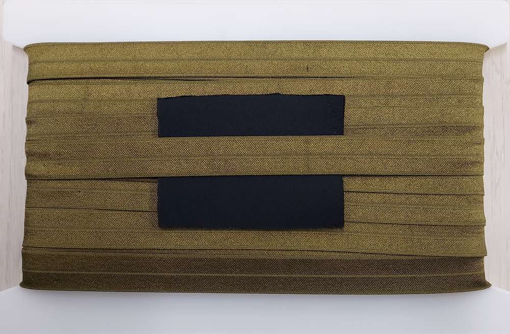 Elastisch omvouw glimmend breed 36