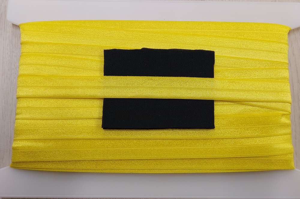 Elastisch omvouw glimmend breed 3