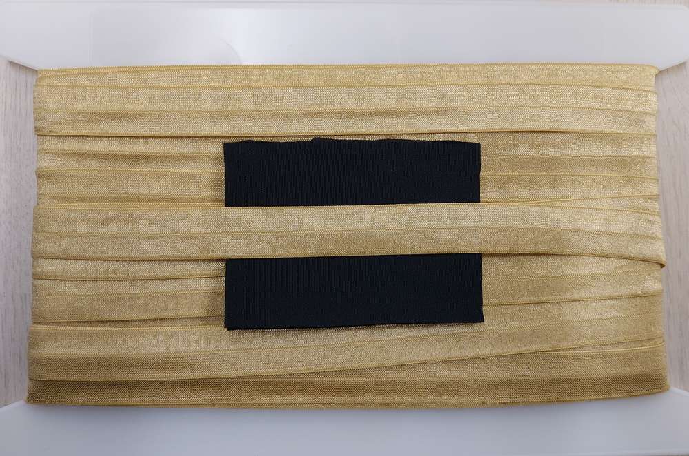 Elastisch omvouw glimmend breed 5