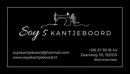 Soy's Kantjeboord Cadeaubon