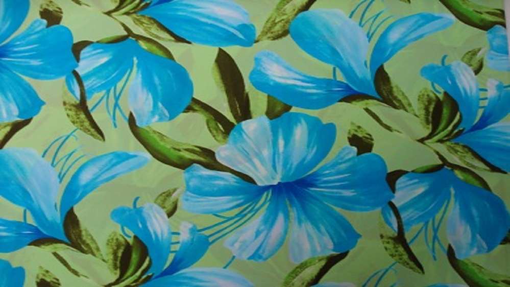 Badpakken Lycra Blauwe Bloemen Soys Kantjeboord