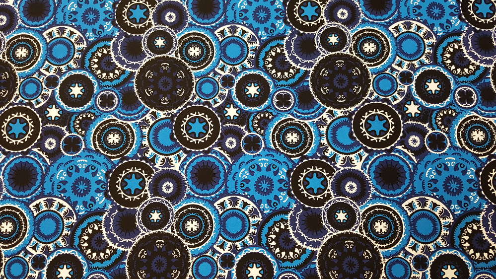Badpakken Lycra Blauwe Mandala's Soys Kantjeboord