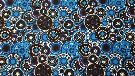 Badpakken Lycra Blauwe Mandala's Soys Kantjeboord