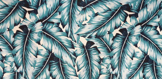 Badpakken Lycra Blauwe Palmbladeren Soys Kantjeboord