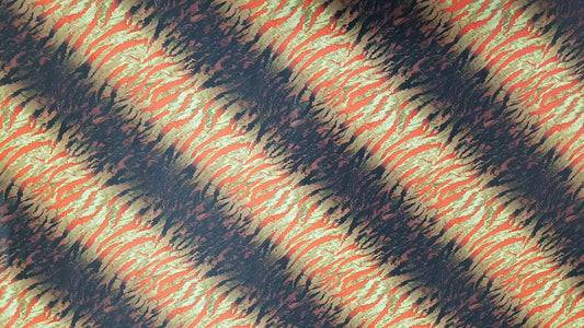Badpakken Lycra Koraal Blauwe Ikat Soys Kantjeboord