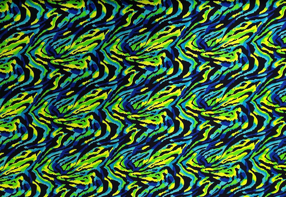 Badpakken Lycra Neon Swirl Groen Soys Kantjeboord