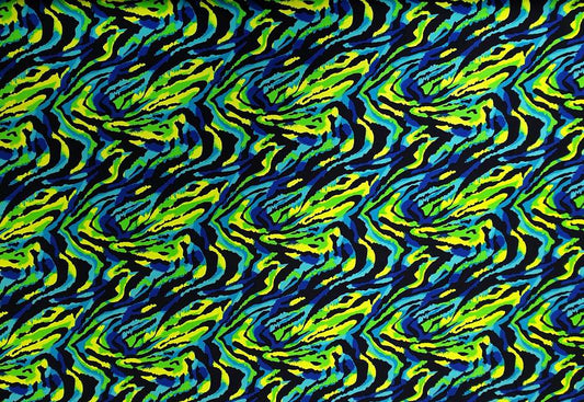 Badpakken Lycra Neon Swirl Groen Soys Kantjeboord