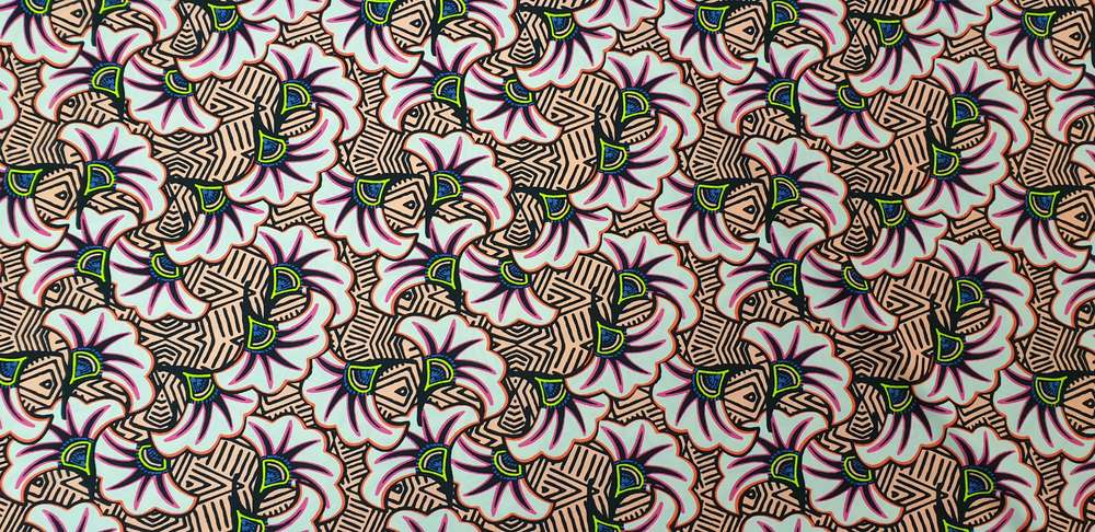 Badpakken Lycra Ornament Beige Soys Kantjeboord