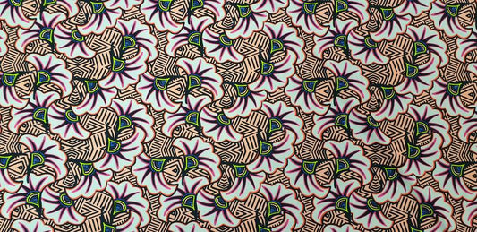 Badpakken Lycra Ornament Beige Soys Kantjeboord