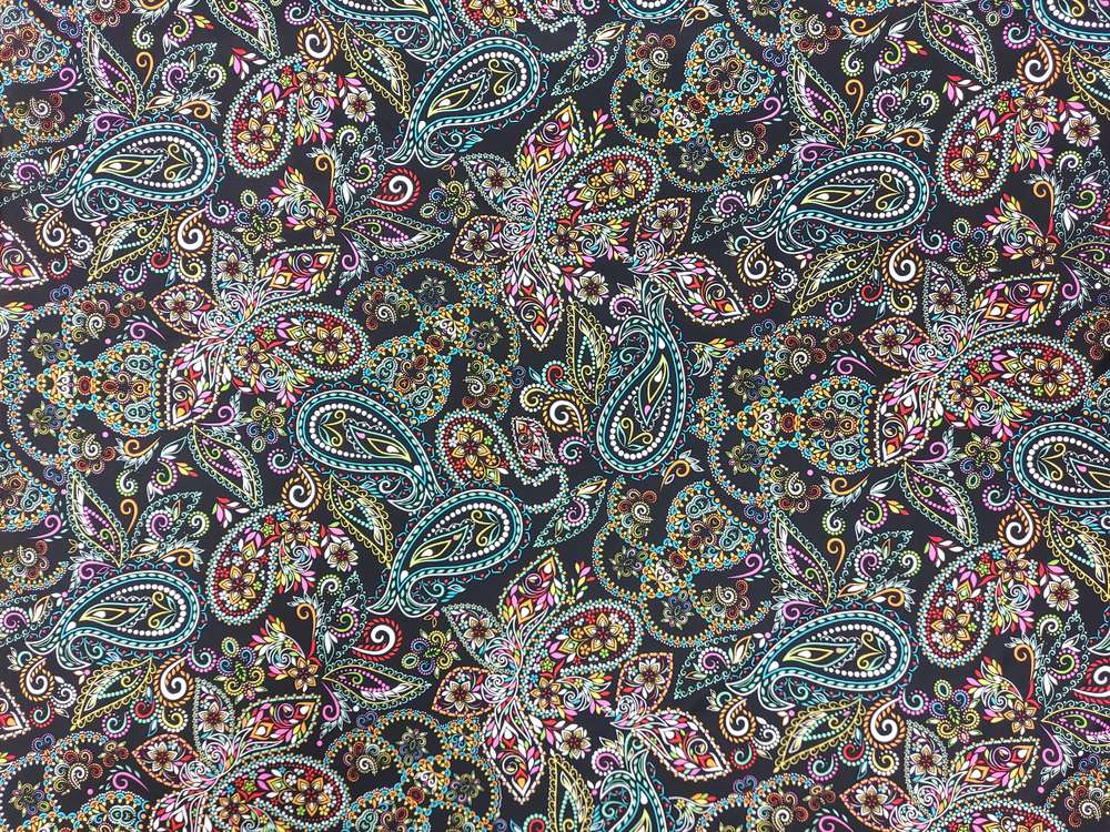 Badpakken Lycra Paisley Blauw Soys Kantjeboord