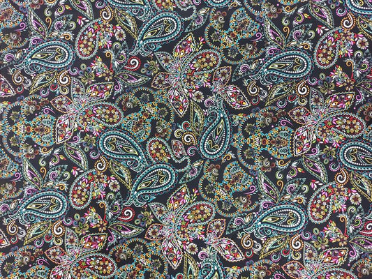 Badpakken Lycra Paisley Blauw Soys Kantjeboord