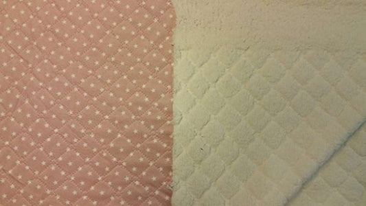 Doorgestikte Teddy Roze Sterren Soys Kantjeboord