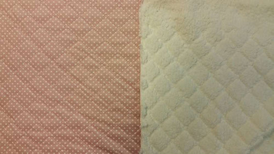 Doorgestikte Teddy Roze Stippen Soys Kantjeboord