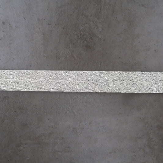 Elastisch Omvouw Glitter Platina Soys Kantjeboord