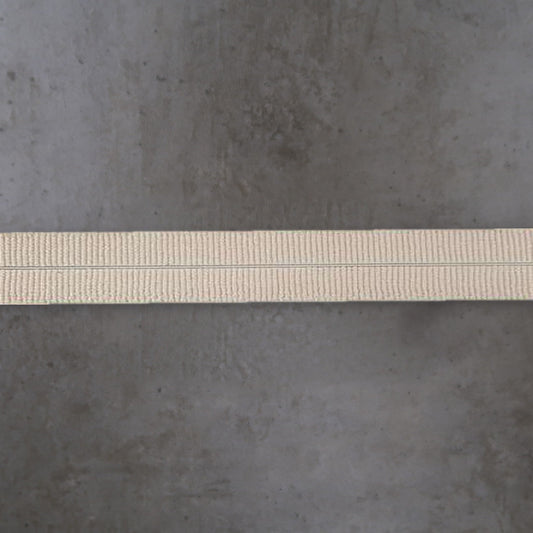 Elastisch Omvouw Ribbel Mat Taupe Soys Kantjeboord