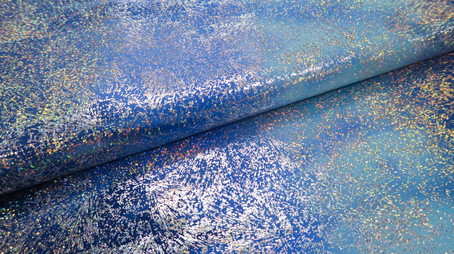 Glitter Lycra Duo Blauw Soys Kantjeboord