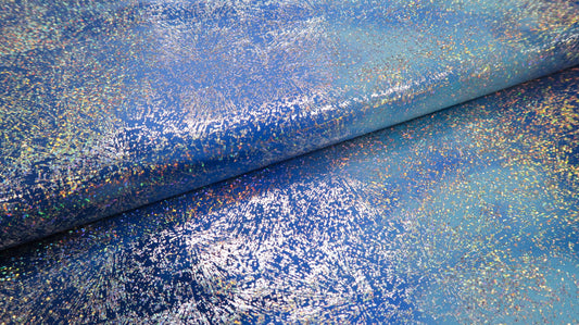 Glitter Lycra Duo Blauw Soys Kantjeboord